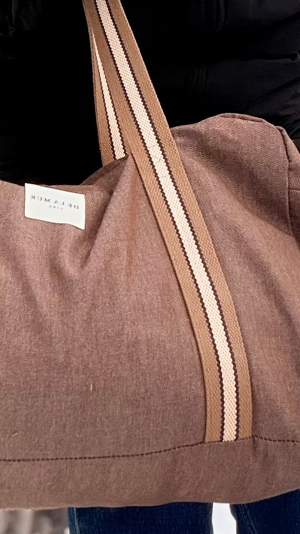 Sac de sport Tissus Marron d’Espagne