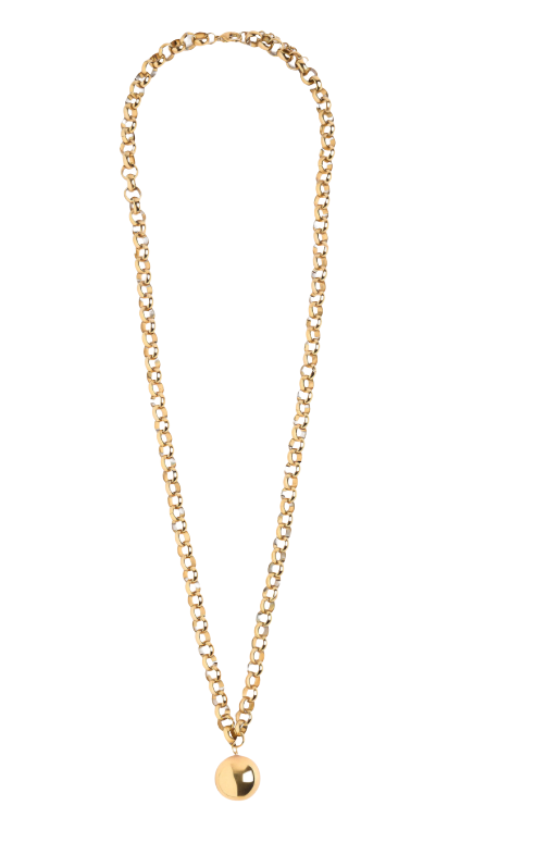 Collier Sphère en Acier Plaqué Or 18K - Canada