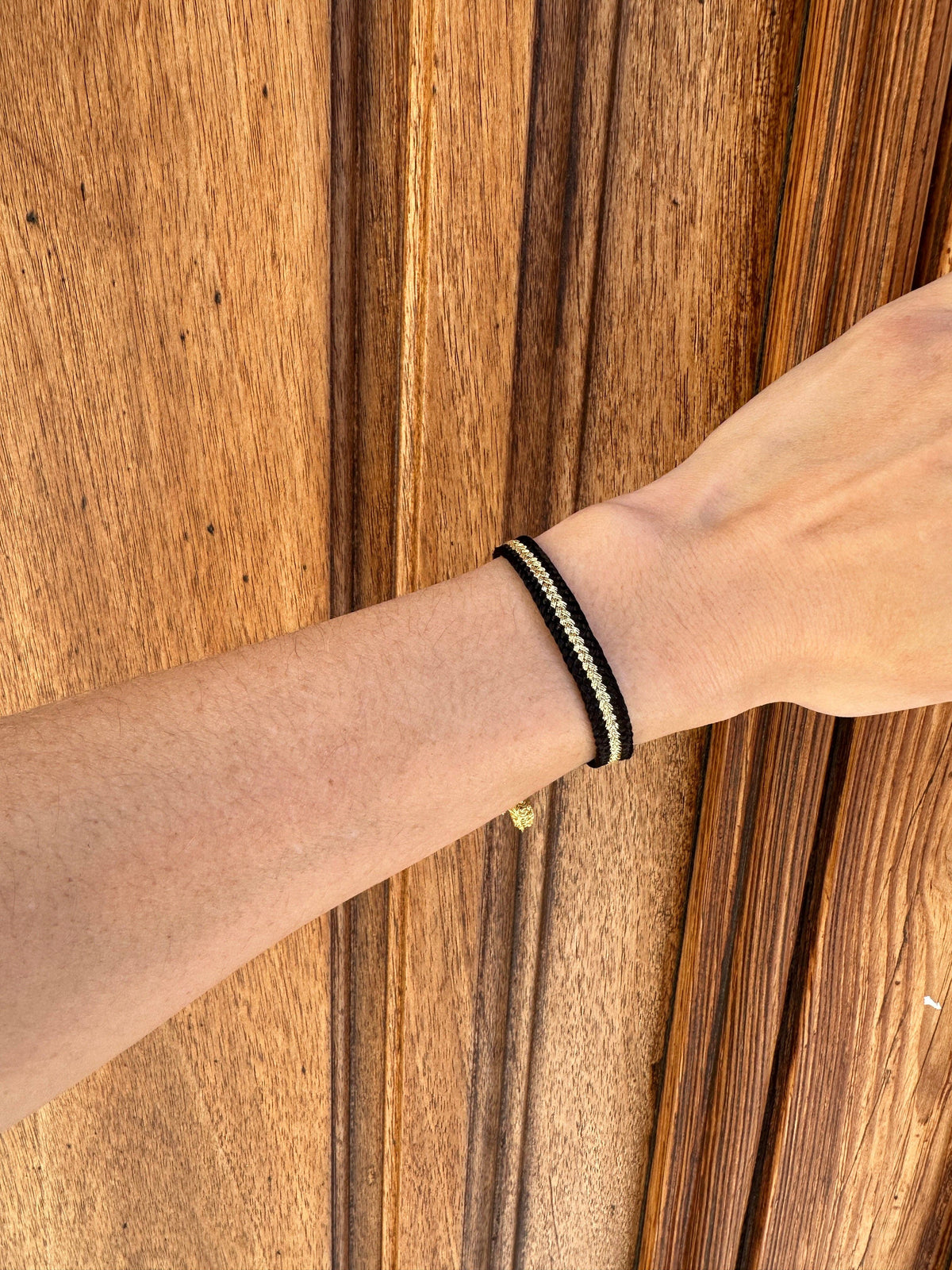 Bracelet Nour noir et or - Maroc