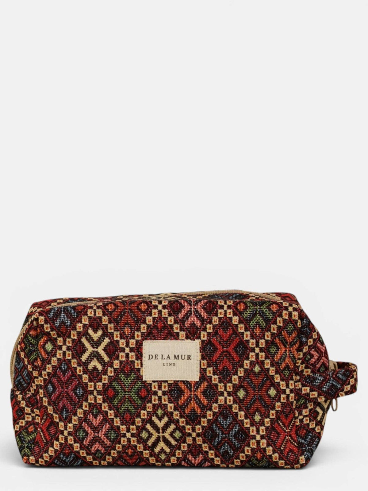 Trousse de maquillage carrée géométrique – Multicolore - d’Espagne