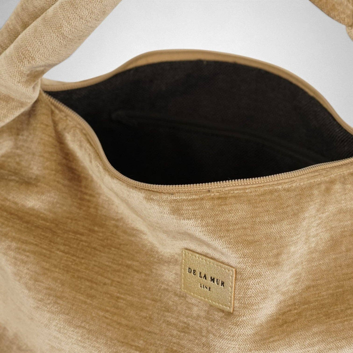 Sac de soirée en velours – Champagne doré-d’Espagne