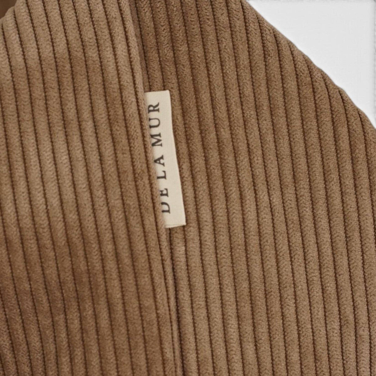 Sac d’épaule en velours côtelé – Taupe beige-d’Espagne