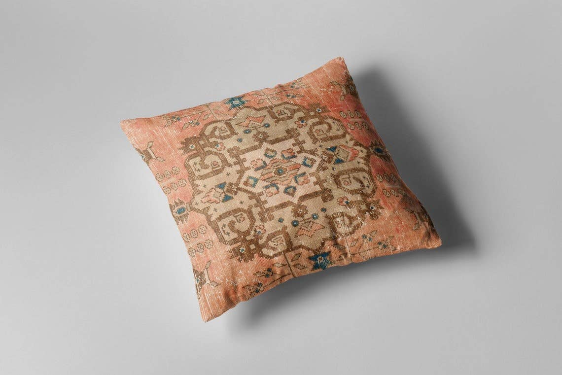 Türkiye: Vintage Pattern Kilim Cushion Cover