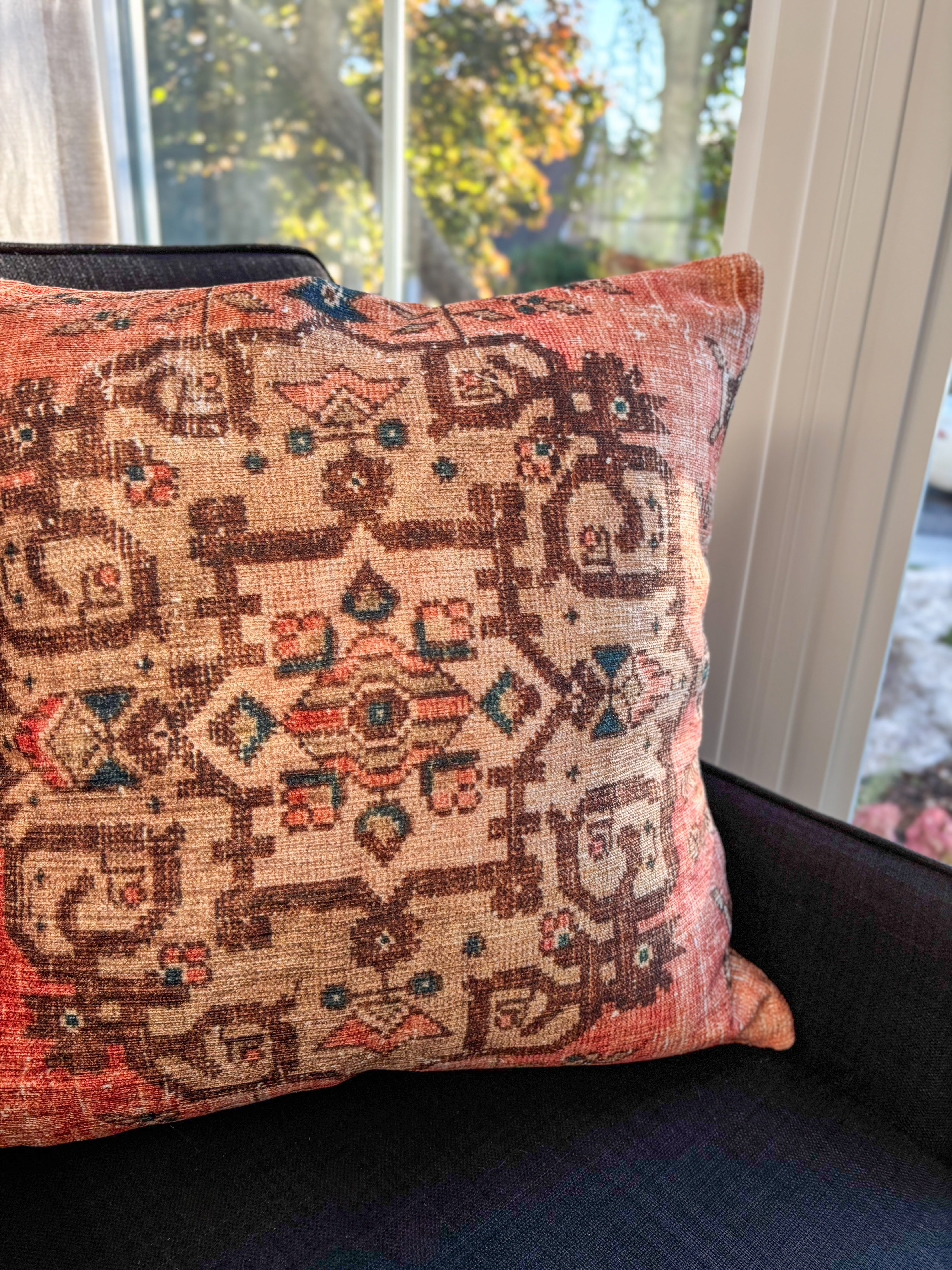 Housse de Coussin à motif vintage de Turquie