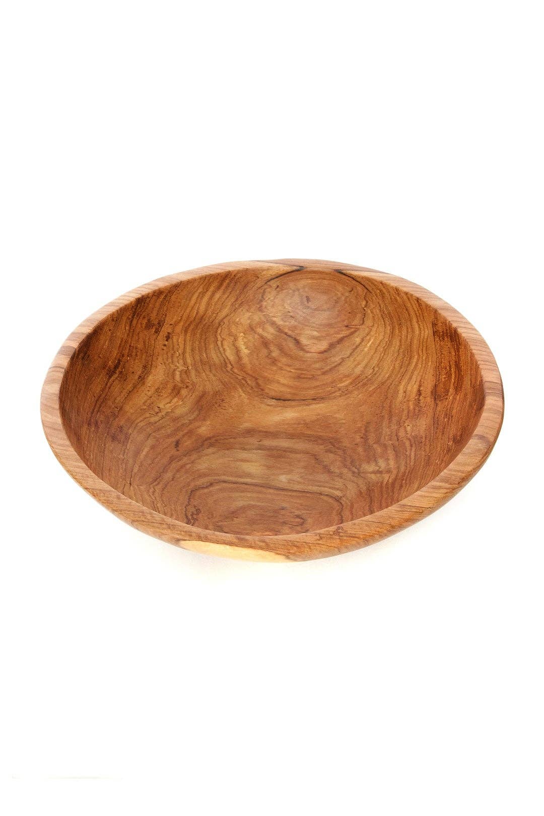 Bols de service en bois d'olivier sauvage sculptés