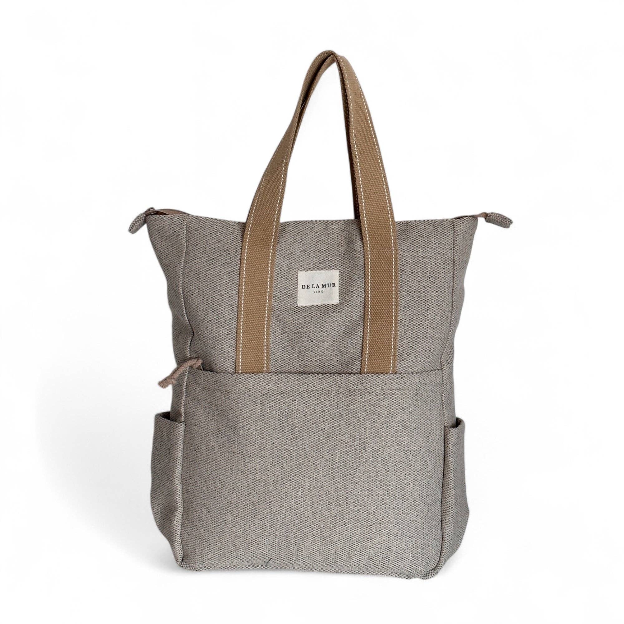 Sac à dos convertible en tissus gris d’Espagne