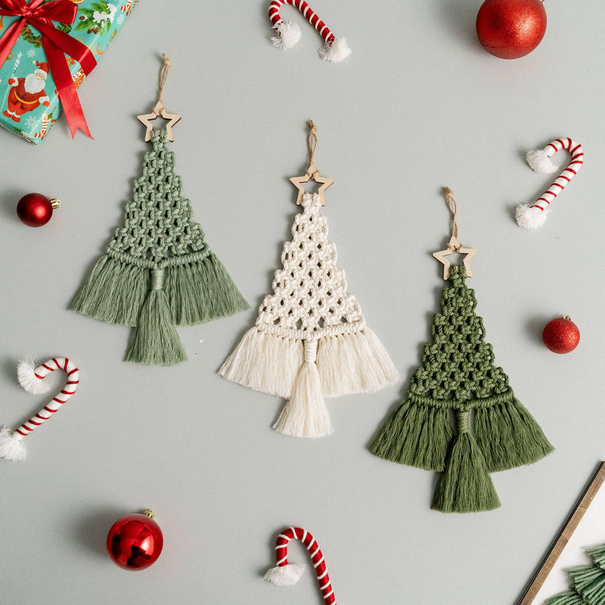 VIETNAM: Sapin de Noël en macramé X05