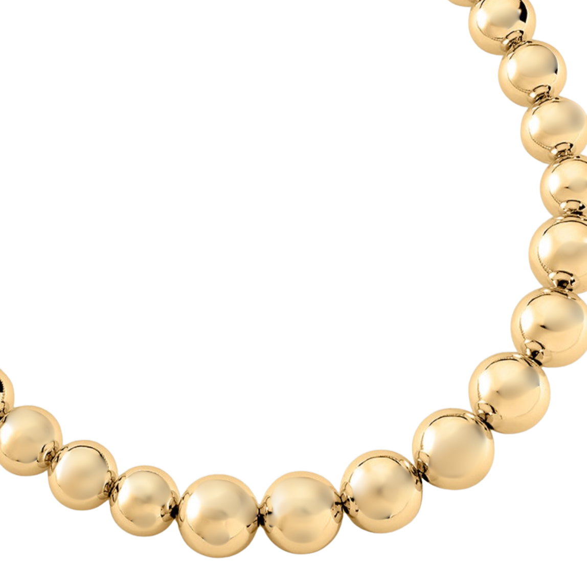 Collier ras-de-cou à perles - Acier 14k- Étanche - Canada