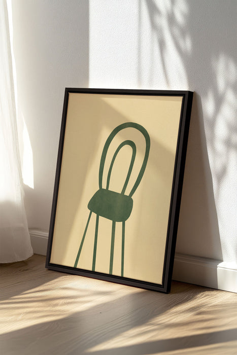 THE GREEN CHAIR, Oeuvre sur toile étirée