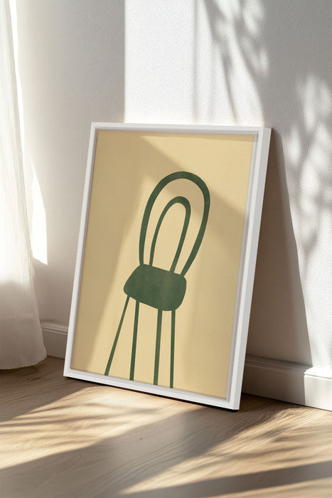 THE GREEN CHAIR, Oeuvre sur toile étirée