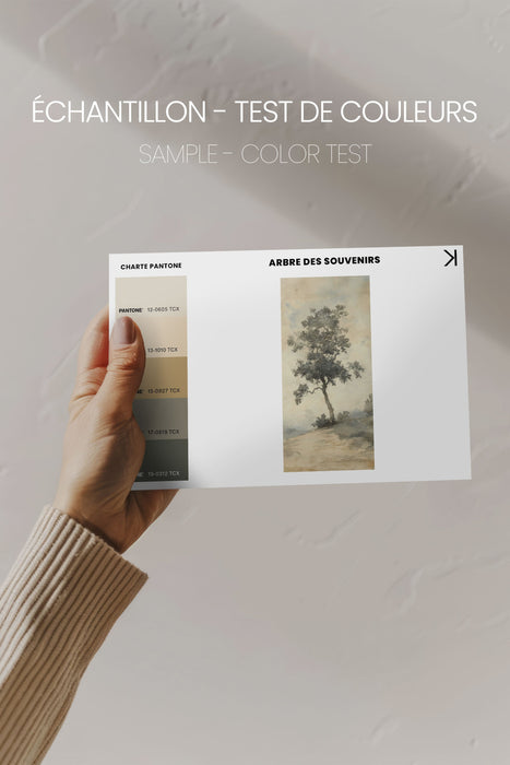 ARBRE DES SOUVENIRS, Oeuvre sur toile étirée