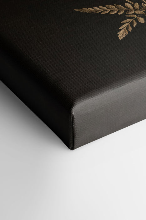 FLEUR D'OR, Oeuvre sur toile étirée