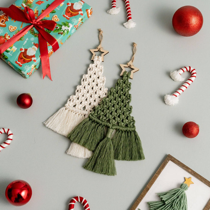 VIETNAM: Sapin de Noël en macramé X05