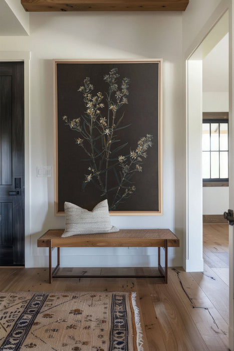 FLEUR D'ARGENT, Oeuvre sur toile étirée