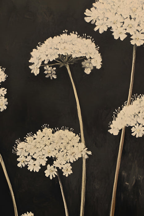 FLEURS DE MINUIT, CADRE VINTAGE BRONZE