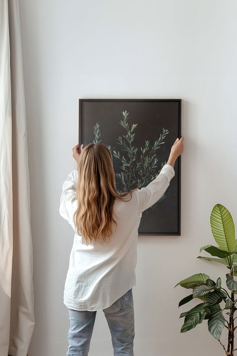 SOUS-BOIS, Oeuvre sur toile étirée