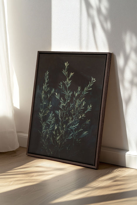 SOUS-BOIS, Oeuvre sur toile étirée