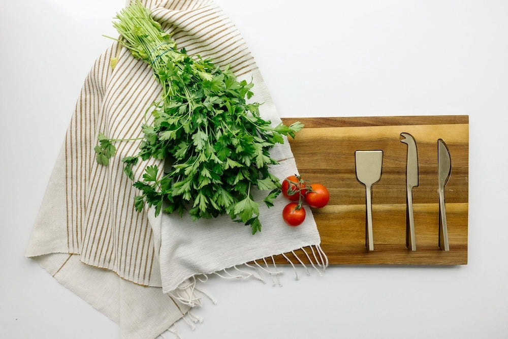 Linge de cuisine tissé en coton d'Éthiopie