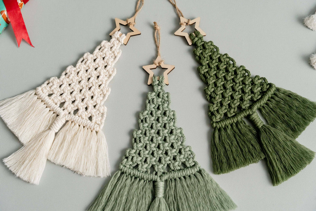 VIETNAM: Sapin de Noël en macramé X05