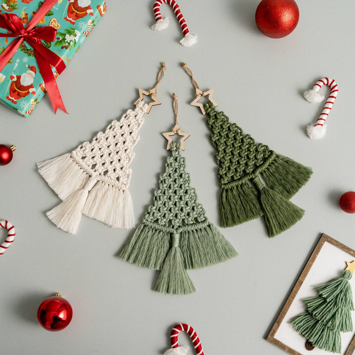 VIETNAM: Sapin de Noël en macramé X05