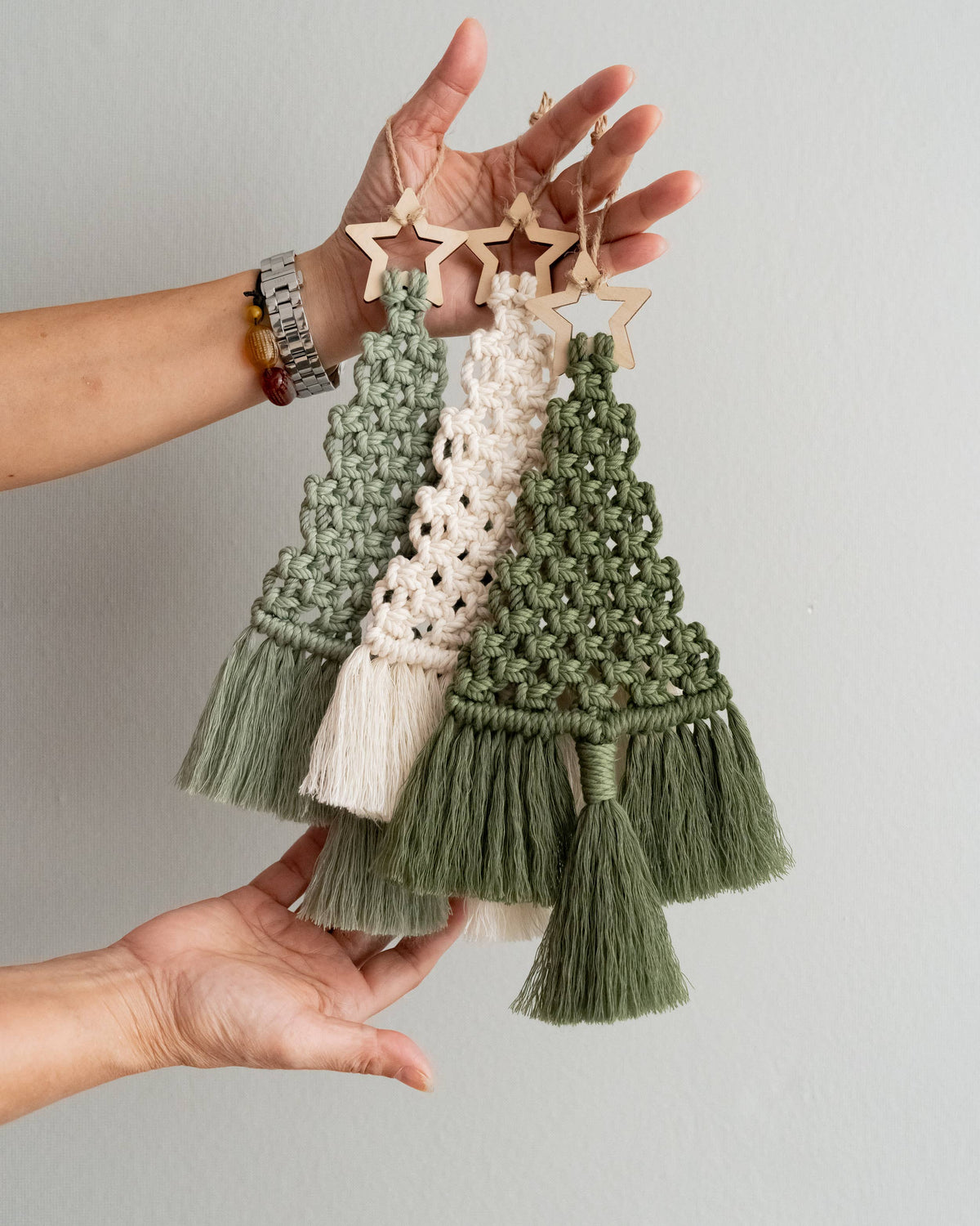 VIETNAM: Sapin de Noël en macramé X05