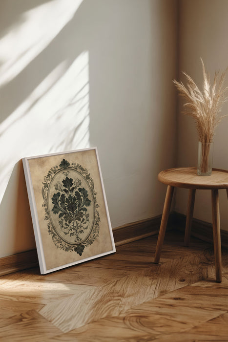 FLORAL MAJESTY, Oeuvre sur toile étirée