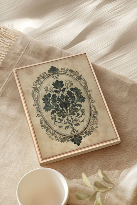 FLORAL MAJESTY, Oeuvre sur toile étirée