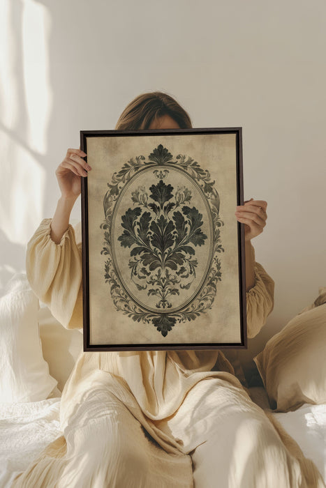 FLORAL MAJESTY, Oeuvre sur toile étirée