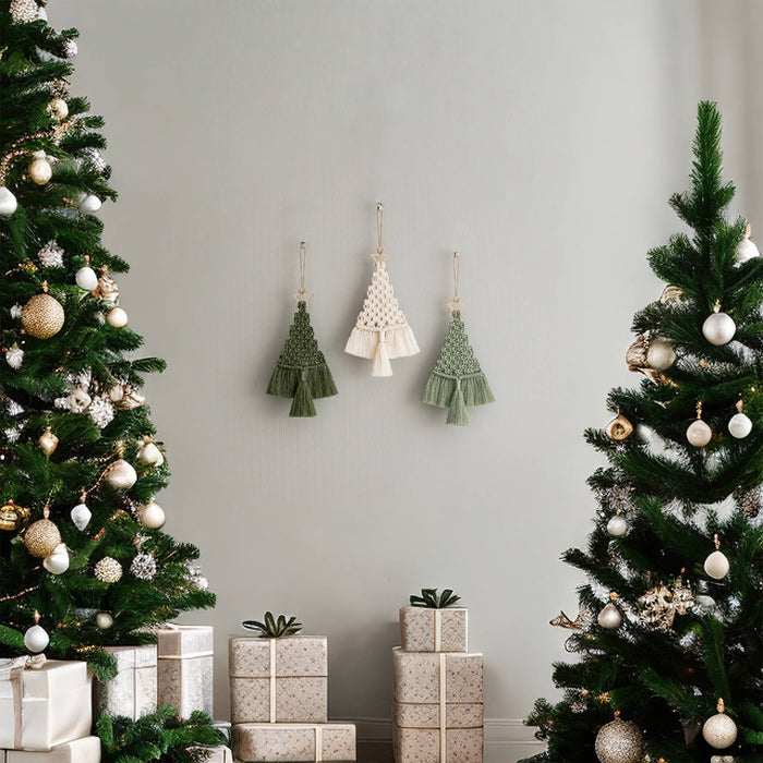 VIETNAM: Sapin de Noël en macramé X05