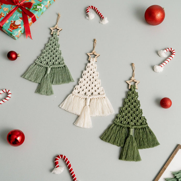 VIETNAM: Sapin de Noël en macramé X05