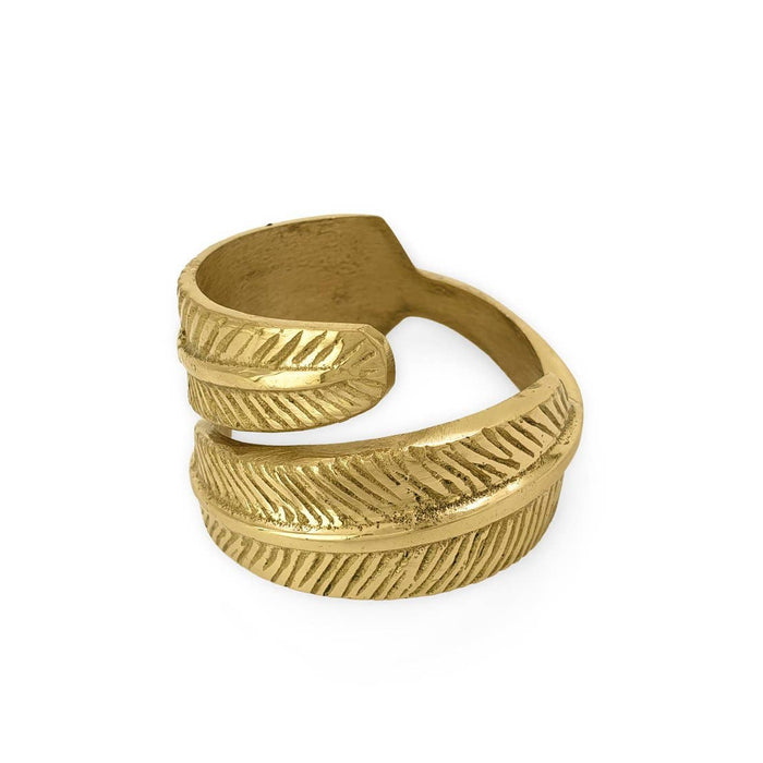 BALI Anneau de serviette en plume