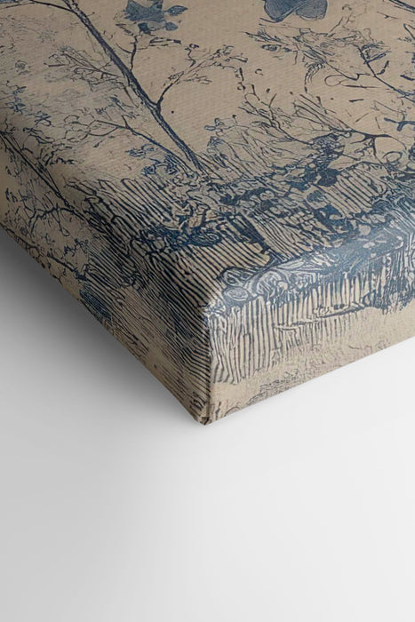 FLORAL HILLS, Oeuvre sur toile étirée