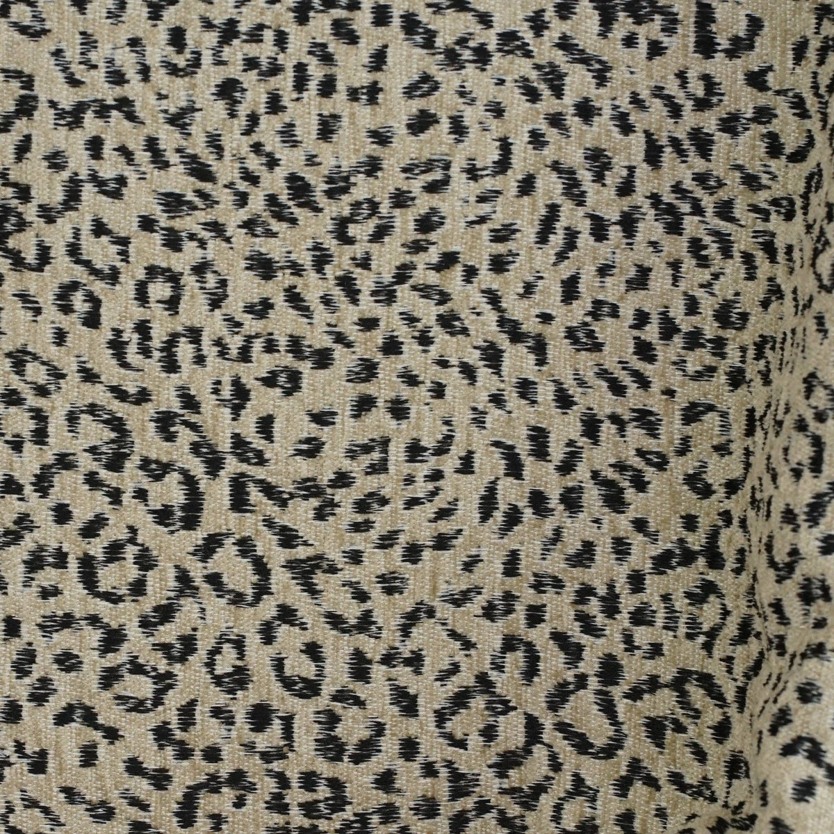 Sac rond à bandoulière en jacquard léopard – Beige et noir -d’Espagne