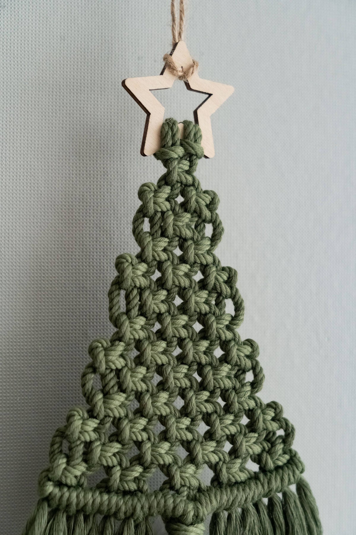 VIETNAM: Sapin de Noël en macramé X05