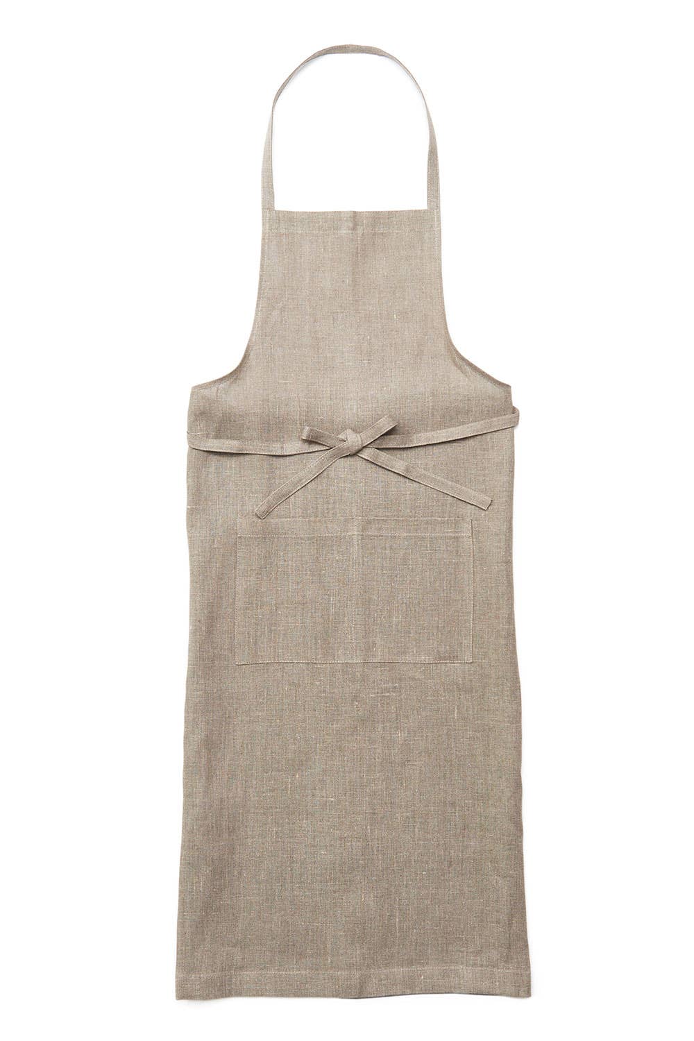 Tablier complet en lin naturel