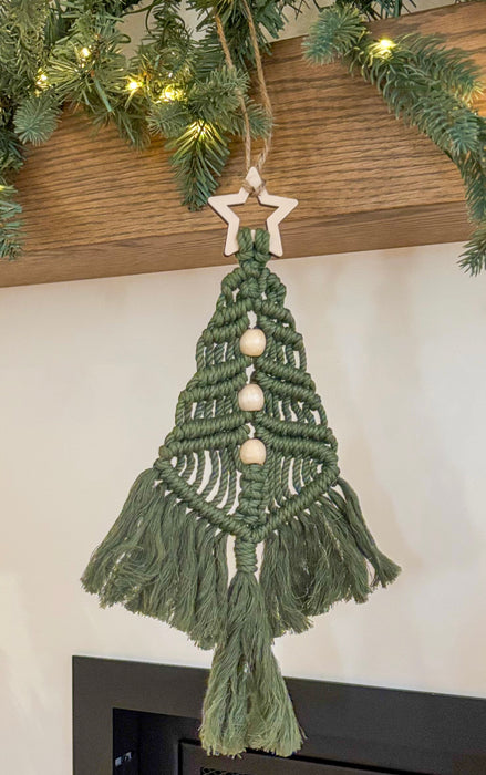 VIETNAM: Sapin de Noël en macramé X05