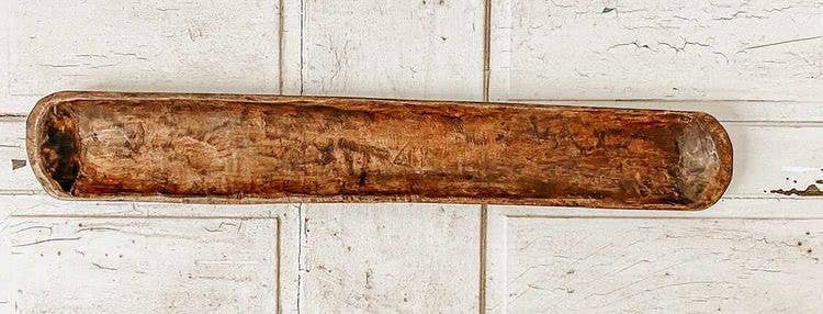 Mexique: Bol à pain long, prêt à la bougie, fait main #A - 7.5