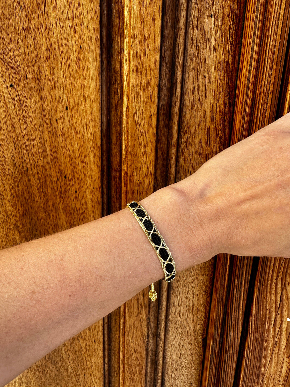 Bracelet Ahlam Noir et or - Maroc