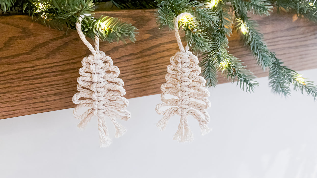 CANADA: Ornement de sapin de Noël en macramé | décoration bohème