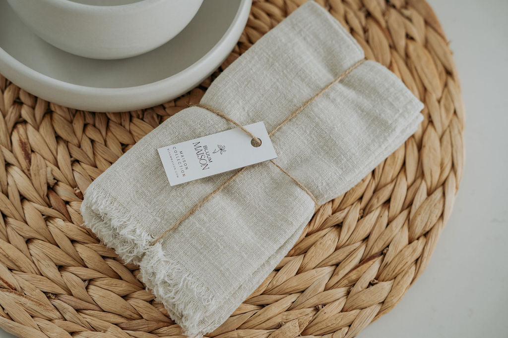Oat cotton napkins