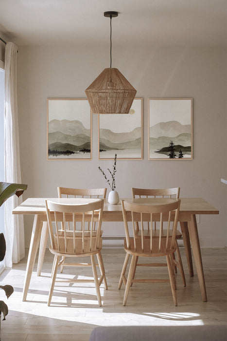 ÉCHOS (3 Oeuvres sur toile étirée)