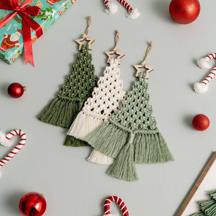 VIETNAM: Sapin de Noël en macramé X05