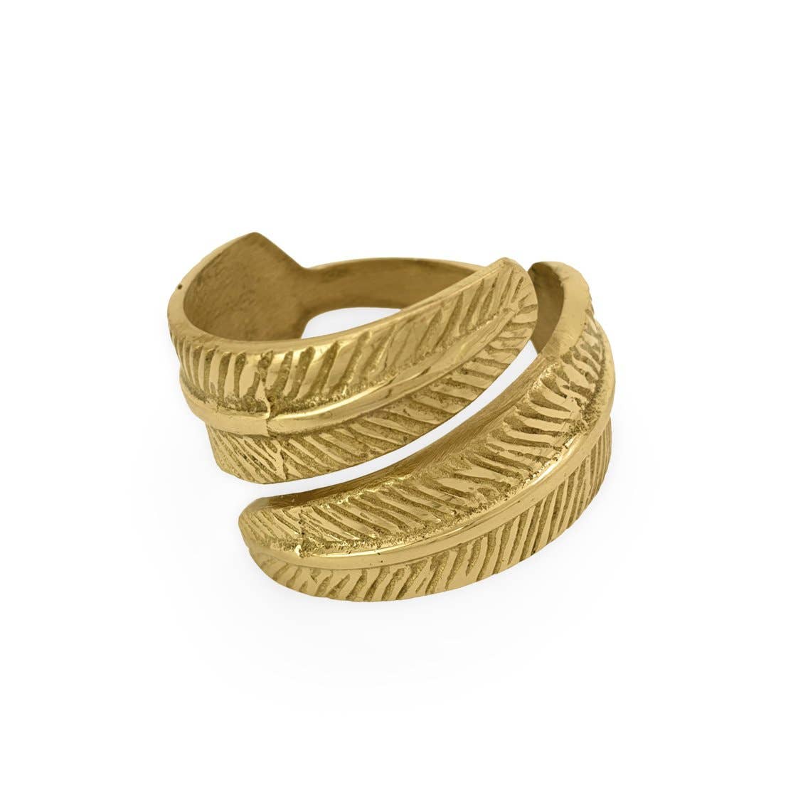 Anneau de serviette en plume de Bali