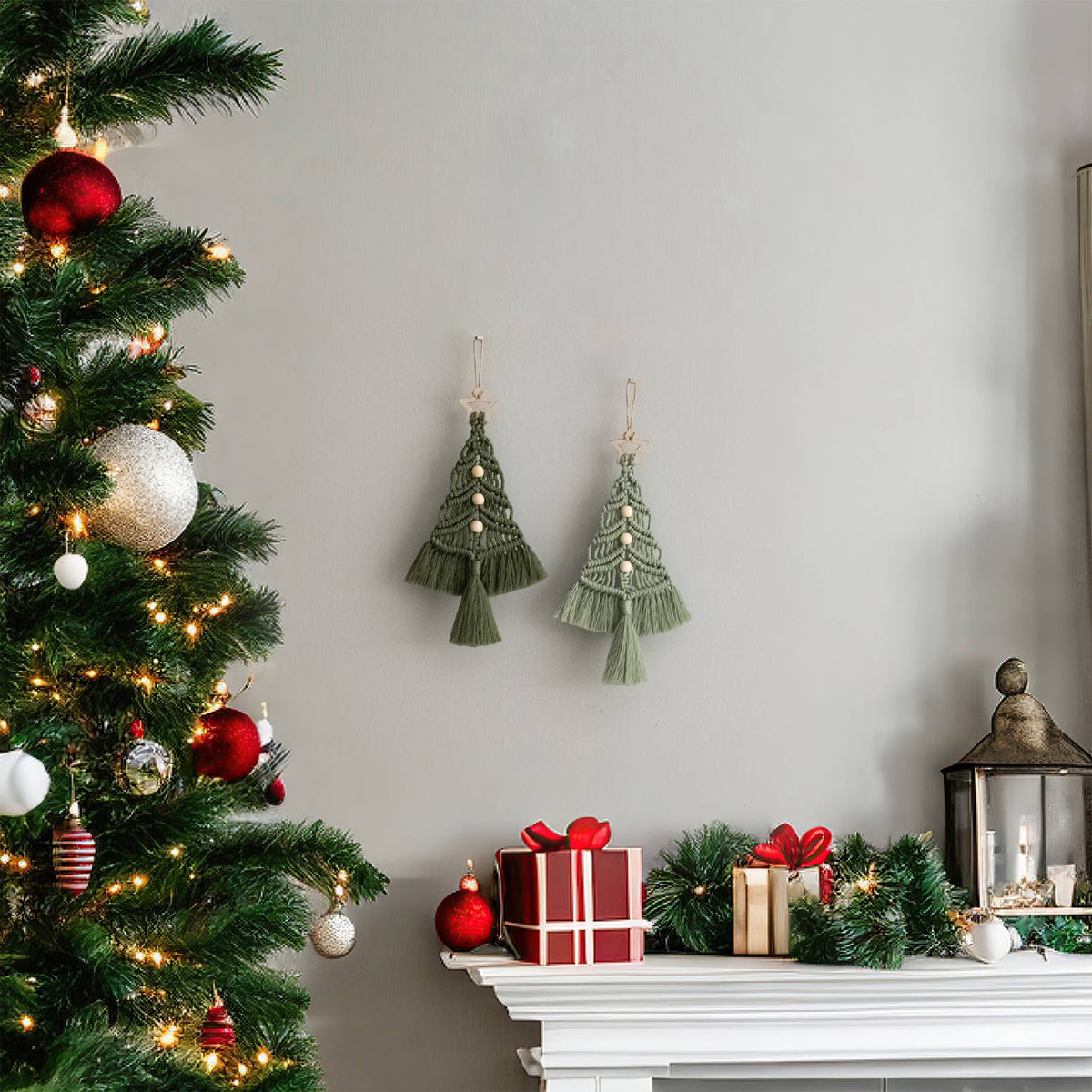 VIETNAM: Décoration murale en forme de sapin de Noël X19