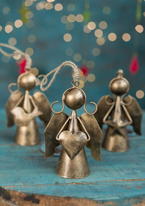 Décoration d'Ange Suspendue avec Ficelle de Jute