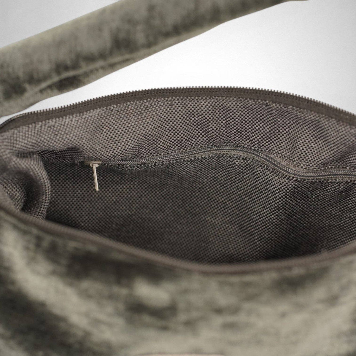 Sac de soirée moyen en velours – Noir-d’Espagne