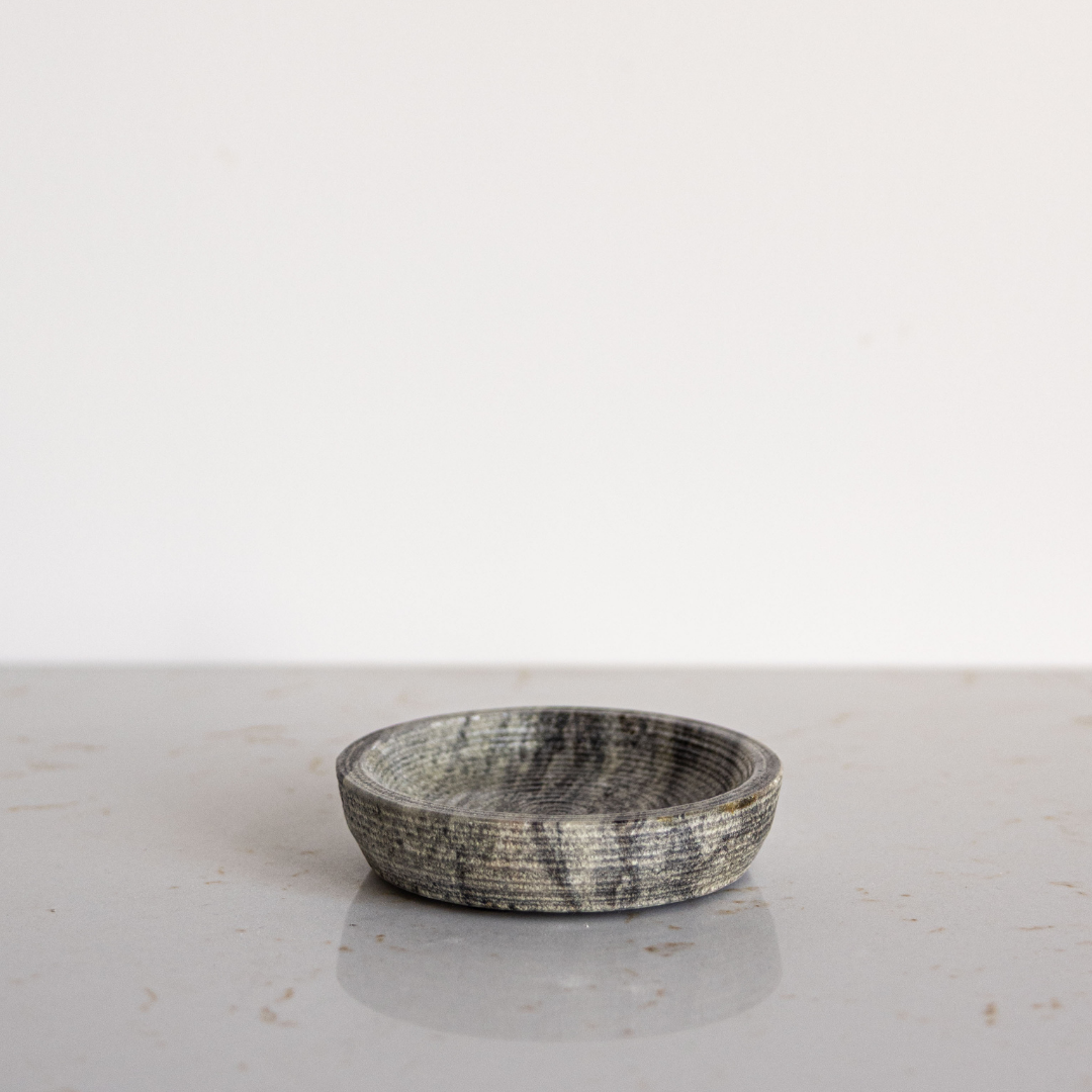 Porte-savon ou porte-brosse gris