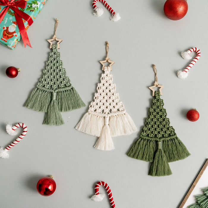 VIETNAM: Sapin de Noël en macramé X05