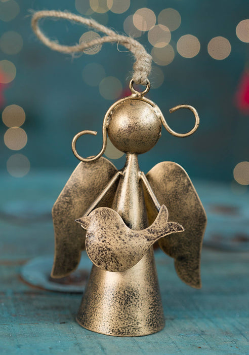 Décoration d'Ange Suspendue avec Ficelle de Jute