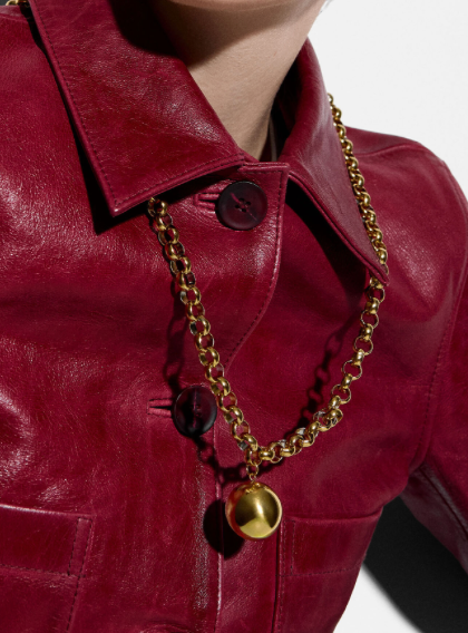 Collier Sphère en Acier Plaqué Or 18K - Canada